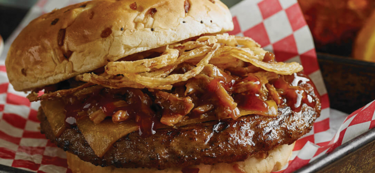 All-American Pit BBQ burger